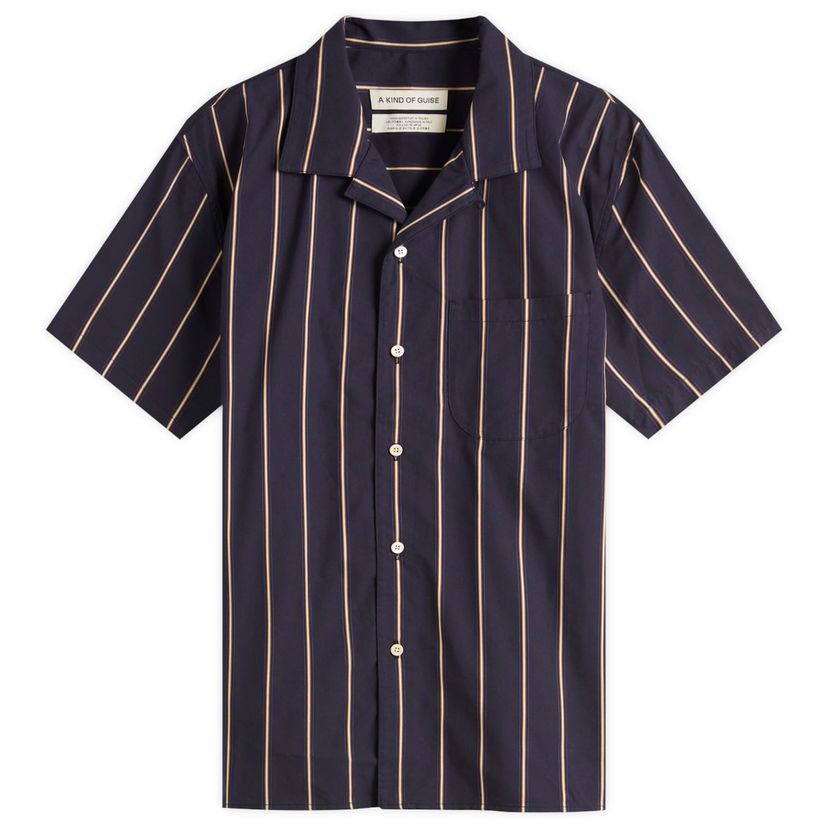 Skjorta A Kind of Guise A Kind of Guise Gioia Striped Shirt Mörkblå | 104-13605-606