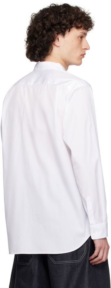 Skjorta Comme des Garçons Comme des Garçons Shirt Plain & Stripe Shirt Vit | FO-B015-S25, 2