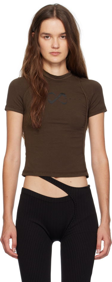 T-shirt Ottolinger Ottolinger Deconstructed T-Shirt Brun | 115-102015-02, 0