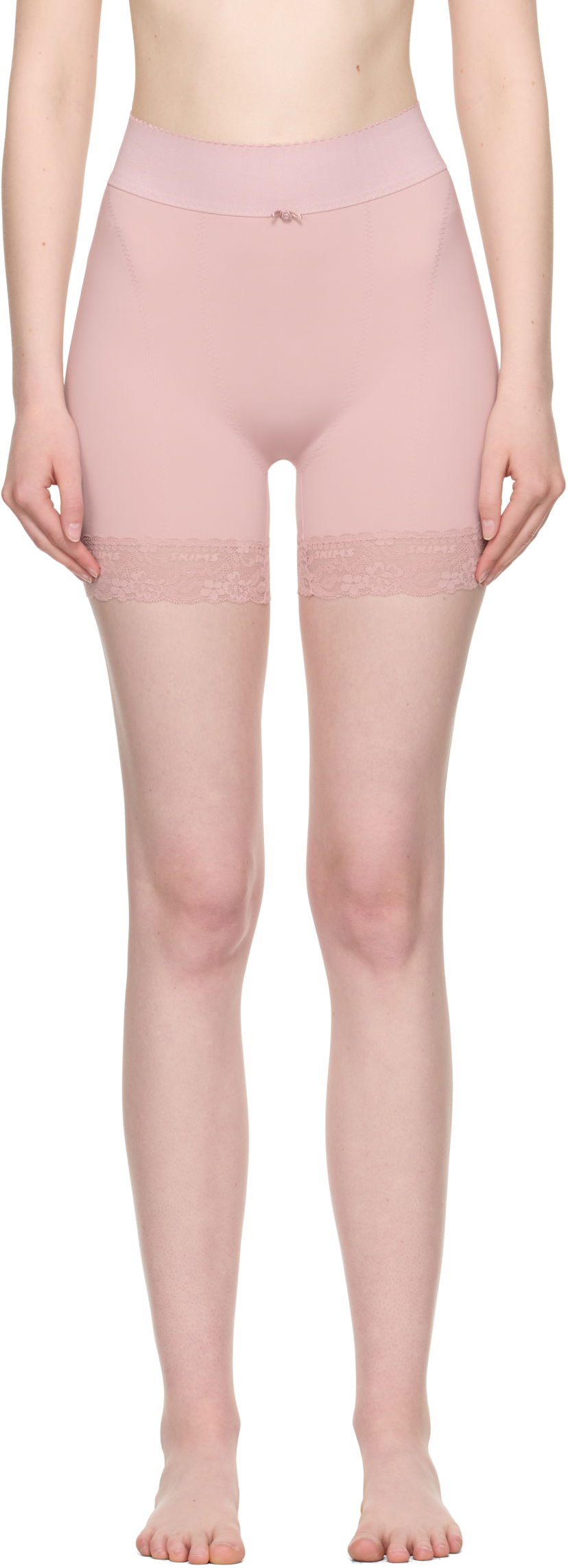 Trosor SKIMS SKIMS Vintage Shapewear Mid Thigh Shorts Rosa | BO-SHO-7923W