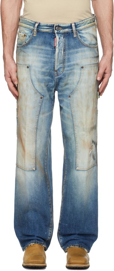 Jeans DSQUARED2 Dsquared2 Loose Carpenter Jeans Blå | S74LB1667_S30309, 0