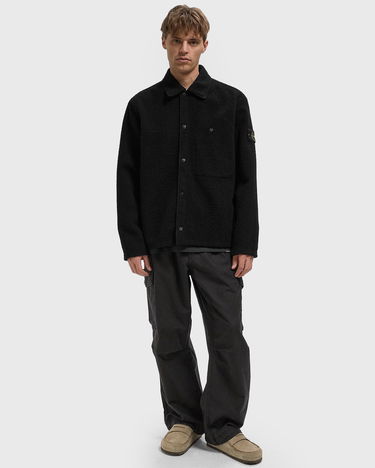 Skjorta Stone Island Stone Island Bouclé Overshirt Svart | K2S151200021S0214.V0029, 2
