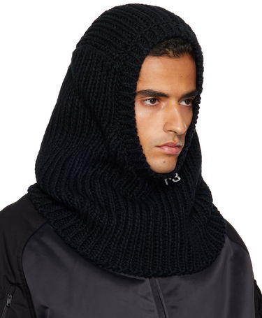 Hatt Y-3 Y-3 Knitted Hood Balaclava Svart | JX8310, 1