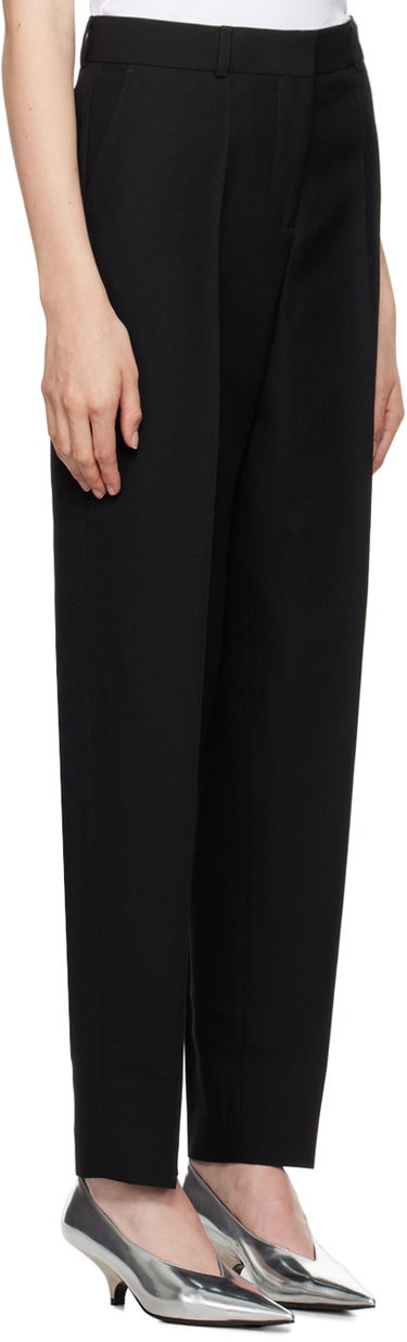 Byxor TOTEME Low-Waist Tailored Trousers Svart | 244-WRB0228-FB0026, 1