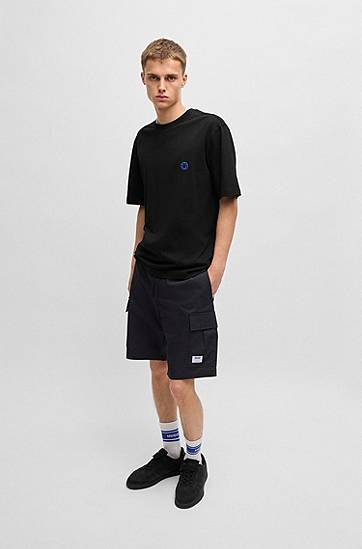 T-shirt BOSS Happy HUGO Jersey T-Shirt Svart | 50519984, 1