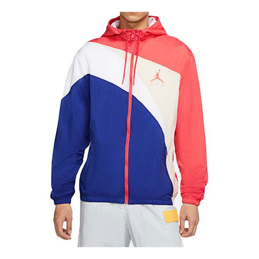 Vindjacka Jordan Jordan Jumpman Wave Logo Splicing Jacket Flerfärgad | CK6867-631, 0