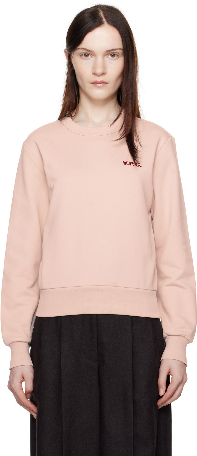 Sweatshirt A.P.C. Boxy Sweatshirt Rosa | COHGO-F27918
