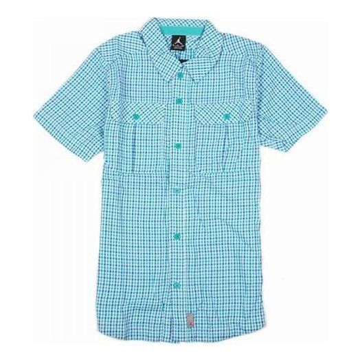 Skjorta Jordan Woven Short Sleeve Shirt Blå | 467351-102, 0