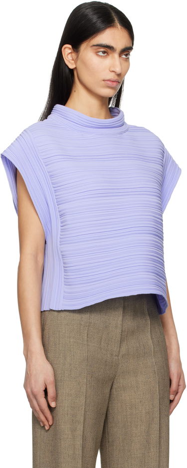 Sweater Pleats Please Issey Miyake Pleats Please Issey Miyake Crepe Knit Top Purpur | PP56KE821, 1
