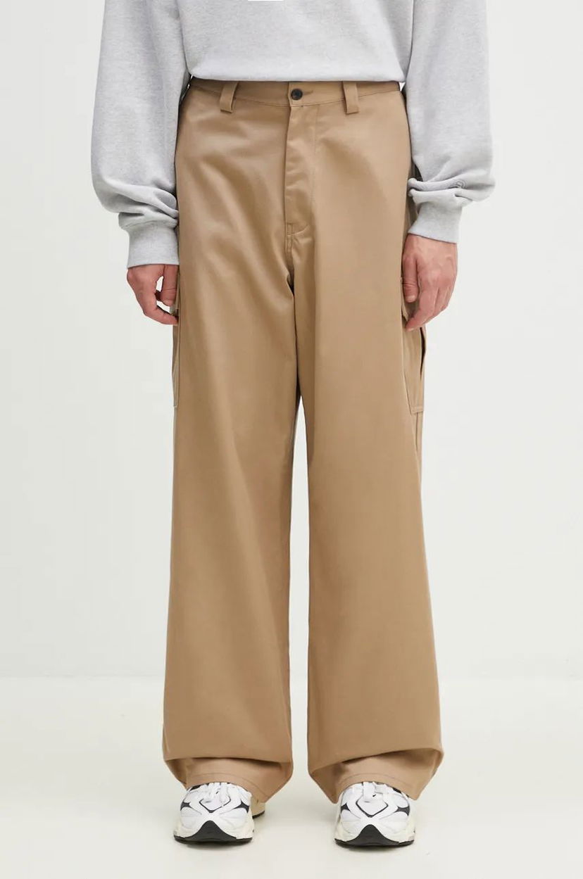 Cargo byxor Ambush Travertine Cargo Pants Beige | BMCF003F24FAB0016100