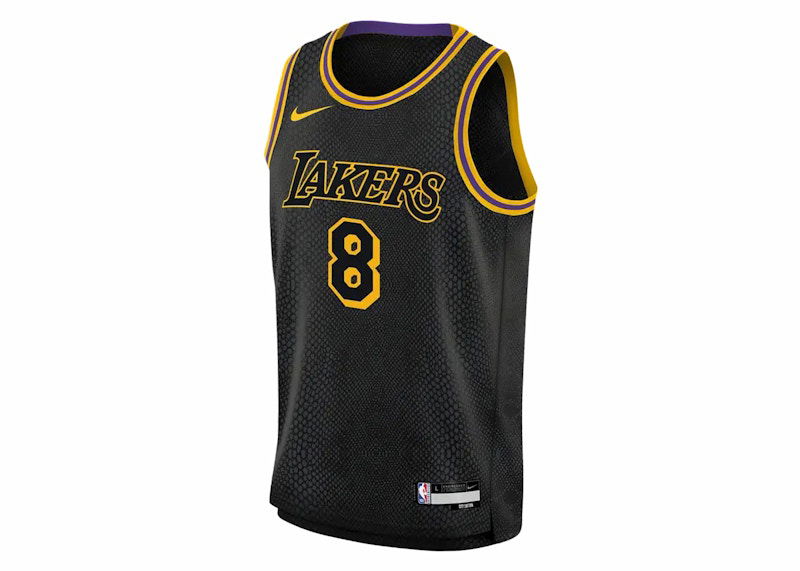 Jersey Nike Kobe Mamba Mentality Los Angeles Lakers City Edition Swingman Jersey Svart | PZ2B7BYXP23