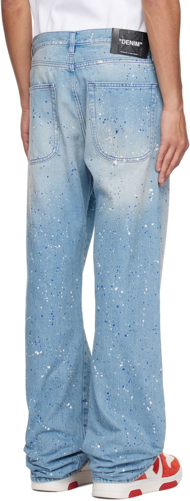 Jeans Off-White Off-White Paint Splatter Jeans Blå | OMYA18JS25DEN0024684, 2