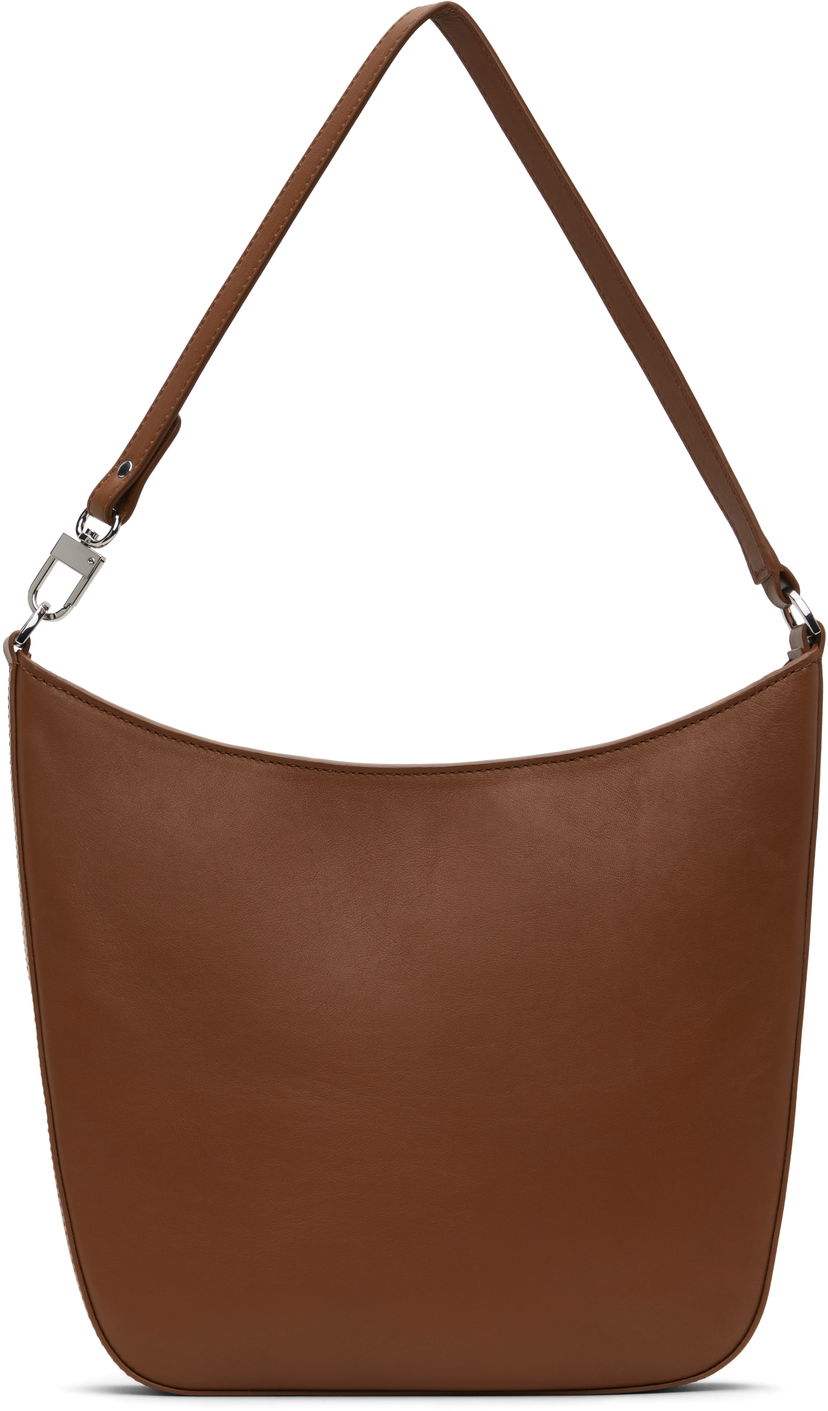 Axelväska BY FAR BY FAR Suli Shoulder Bag Brun | MWBSB053CL013BR051PL