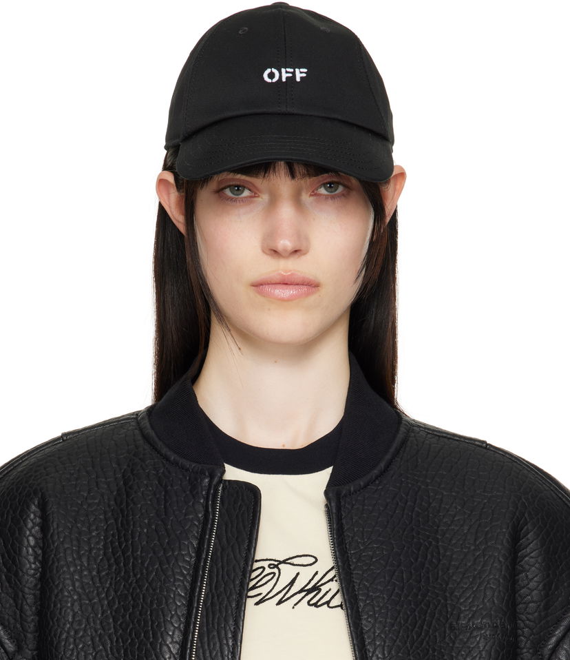 Keps Off-White Off-White 'Off' Stamp Baseball Cap Svart | OWLA017C99FAB0041001
