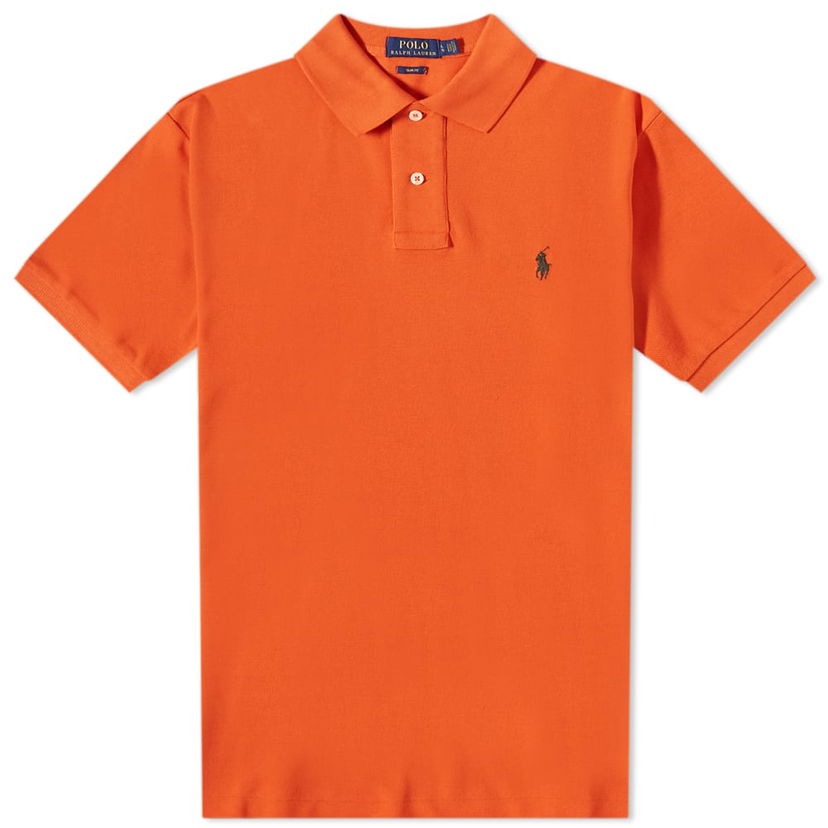 Polotröja Polo by Ralph Lauren Ralph Lauren Slim Fit Polo Orange | 710536856296