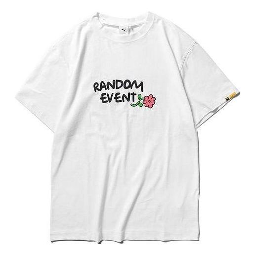 T-shirt Puma Randomevent Casual T-Shirt Vit | 59666502