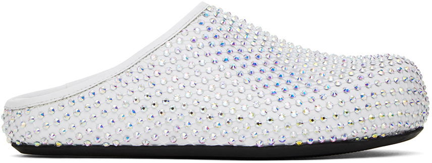 Sneakers och skor Marni Fussbett Sabot "White" Vit | SBMS004601 P6394, 0