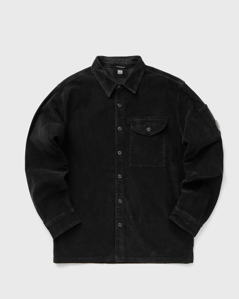 Skjorta C.P. Company Corduroy Long Sleeve Shirt Svart | 19CMSH071A006410O-999