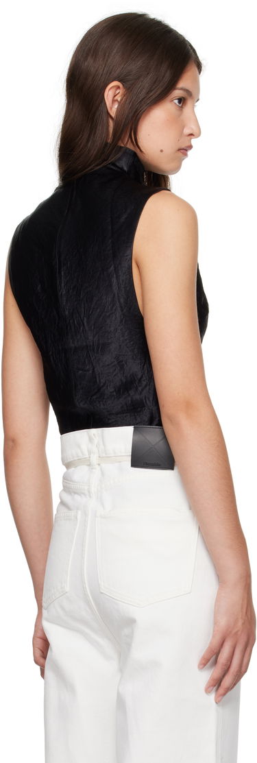 Linne Nanushka Nanushka Colson Sleeveless Turtleneck Top Svart | NW24FWTP35300, 2