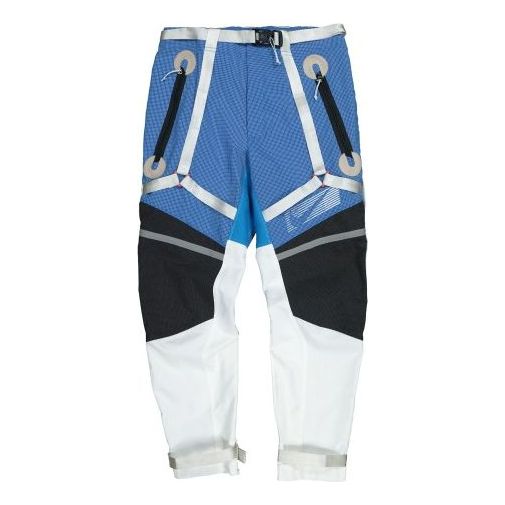 Cargo byxor Nike ISPA Series Splicing Mesh Colorblock Pants Blå | AR5866-484