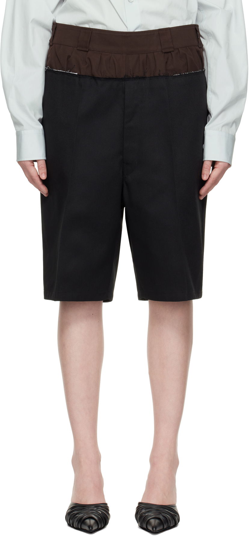 Shorts Maison Margiela Maison Margiela 'Anonymity Of The Lining' Tailored Shorts Svart | S51MU0070 MTN075