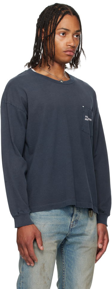 T-shirt Enfants Riches Déprimés Enfants Riches Déprimés Classic Logo Long Sleeve T-Shirt Mörkblå | 010-860, 1