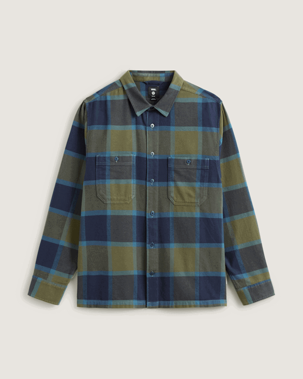 Skjorta Vans Larkspur Plaid Flannel Shirt Flerfärgad | VN000P7ZF0O