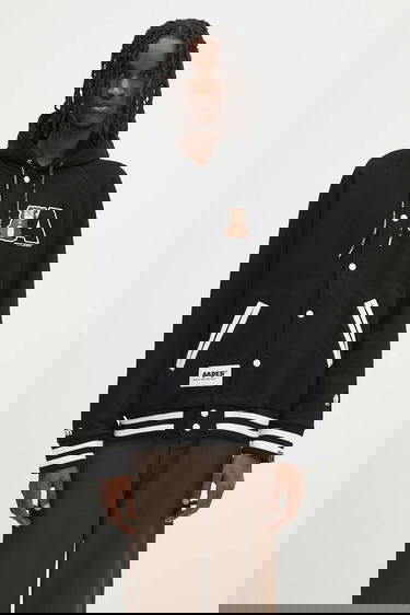 Bomberjacka AAPE by A Bathing Ape AAPE Aaper Hoodie Svart | AAPSWMB382XXN, 0