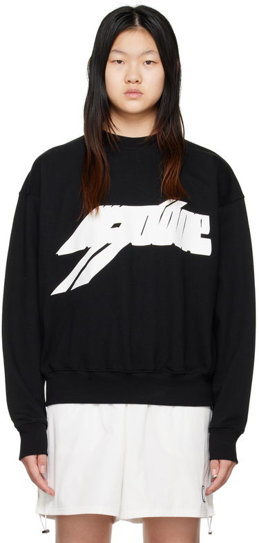 Sweatshirt We11done We11done Cross Sweatshirt Svart | WD-TS3-22-820-U-BK, 0