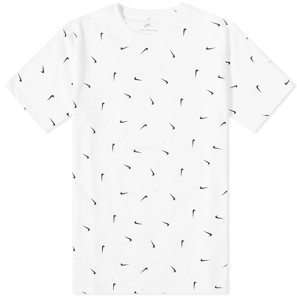 T-shirt Nike Allover-Print T-Shirt Vit | DR7909-100, 0