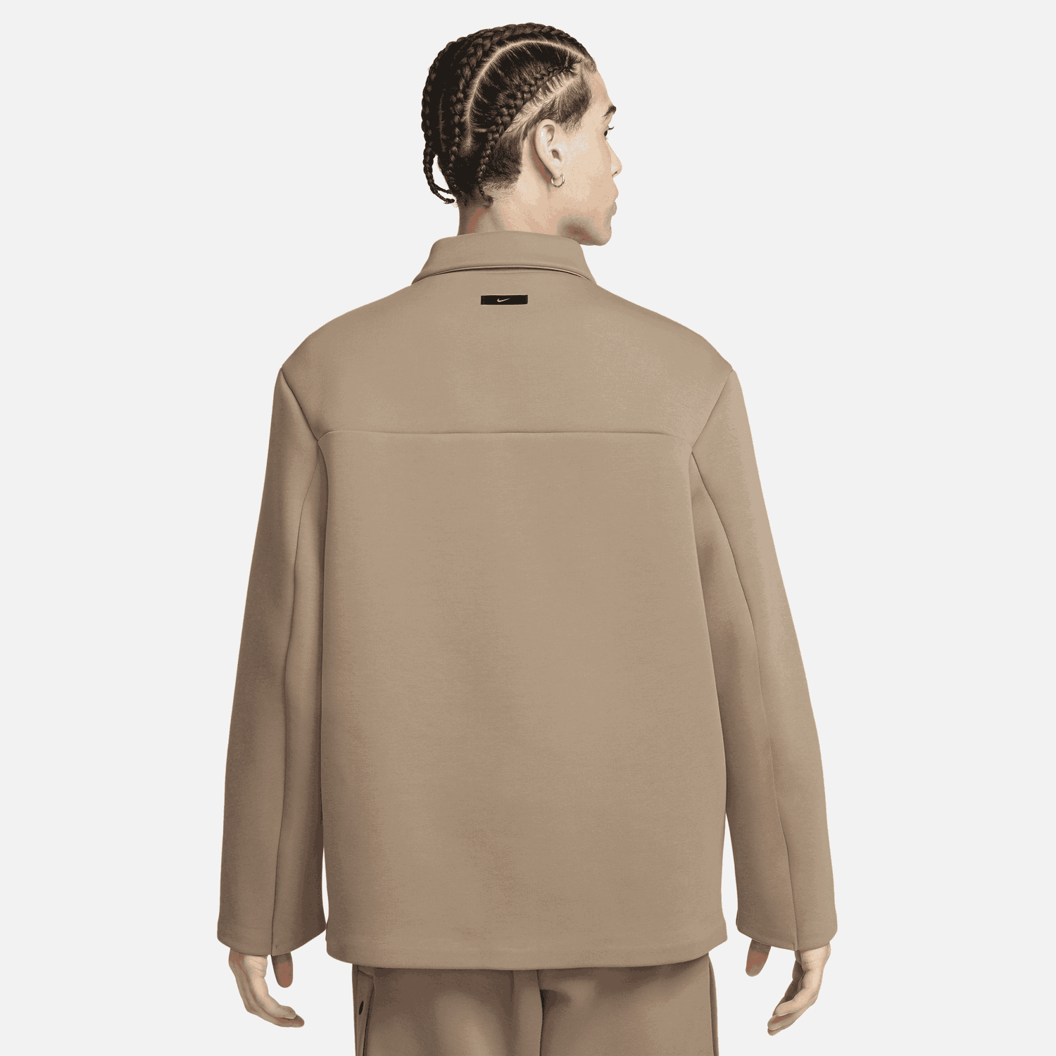 Skjorta Nike shacket Sportswear Tech Fleece Reimagined Beige | FB8167-247, 1