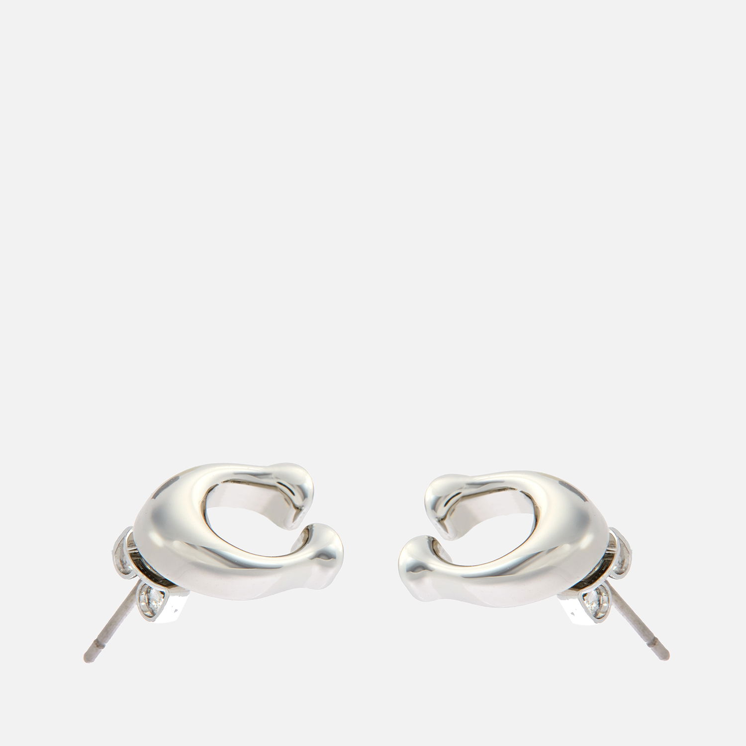 Örhängen Coach Bubble C Stud Earrings Metallisk | 37369816RHO030, 1