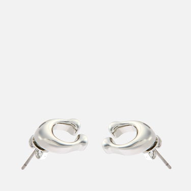 Örhängen Coach Bubble C Stud Earrings Metallisk | 37369816RHO030, 1