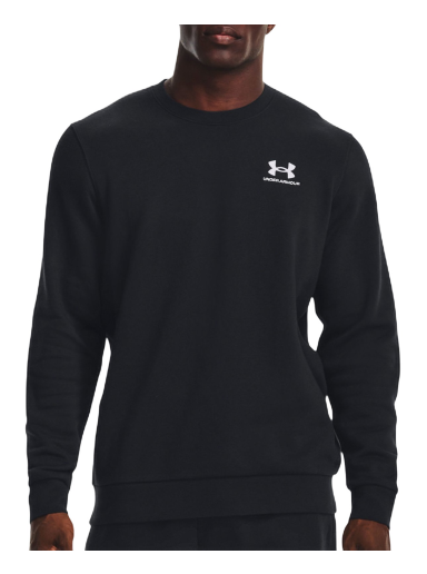 Sweatshirt Under Armour Sweatshirt Essential Fleece Crew Svart | 1374250-001