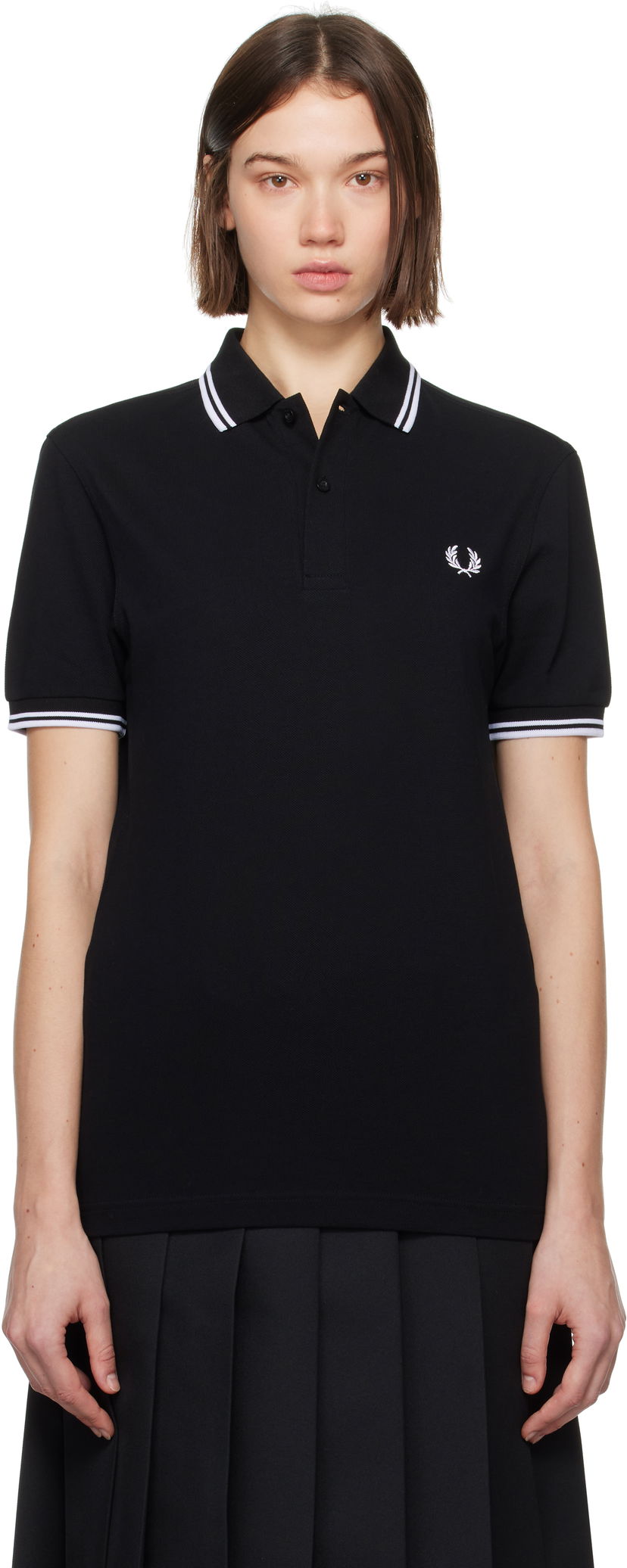 Polotröja Comme des Garçons 'Strong Will' Polo Shirt Svart | FN-T502-W24