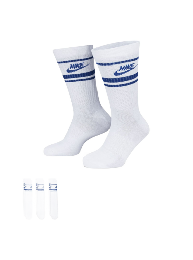 Underkläder och strumpor Nike Everyday Essential Crew Socks 3-Pack Vit | DX5089-105