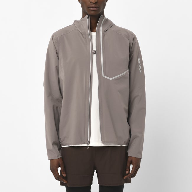 Vindjacka Salomon Bonatti Trail Running Jacket Grå | LC2674200, 0