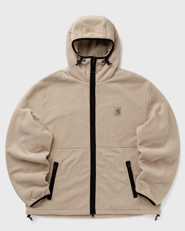 Sweatshirt Carhartt WIP Blevin Liner Hooded Full-Zip Fleece Jacket Beige | I035310-2LP.XX, 2