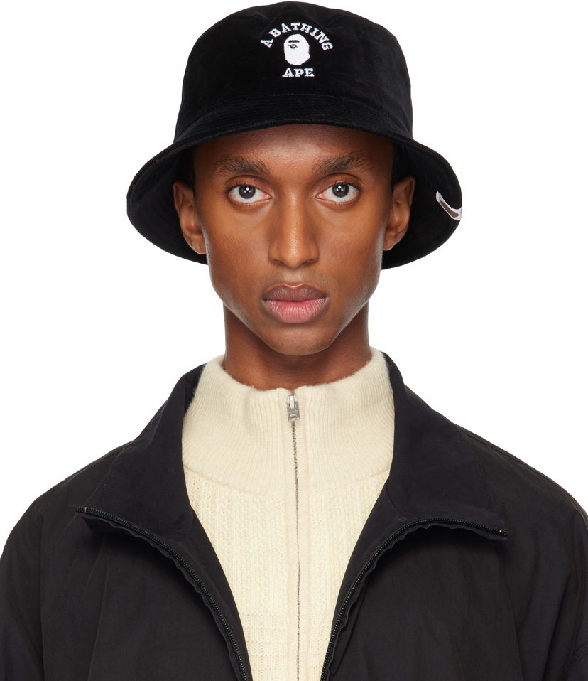 Hatt BAPE Bucket Hat Svart | 001HTK801003M