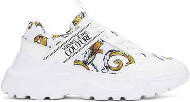 Sneakers och skor Versace Versace Jeans Couture Chain Couture Speedtrack Vit | E78YA3SC2_EZSC54, 0