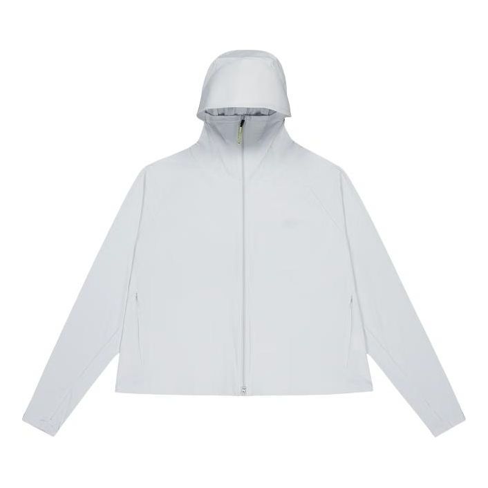 Vindjacka New Balance Full Zip Sunscreen Jacket Grå | MDE24222-GR