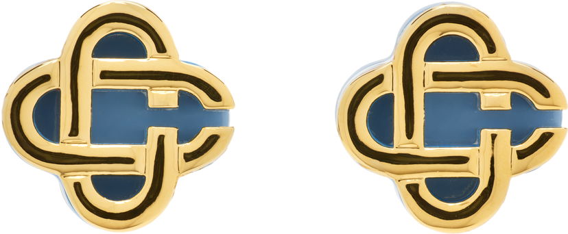 Örhängen Casablanca Casablanca Stacked Earrings Blå | APF25-JW-290-03