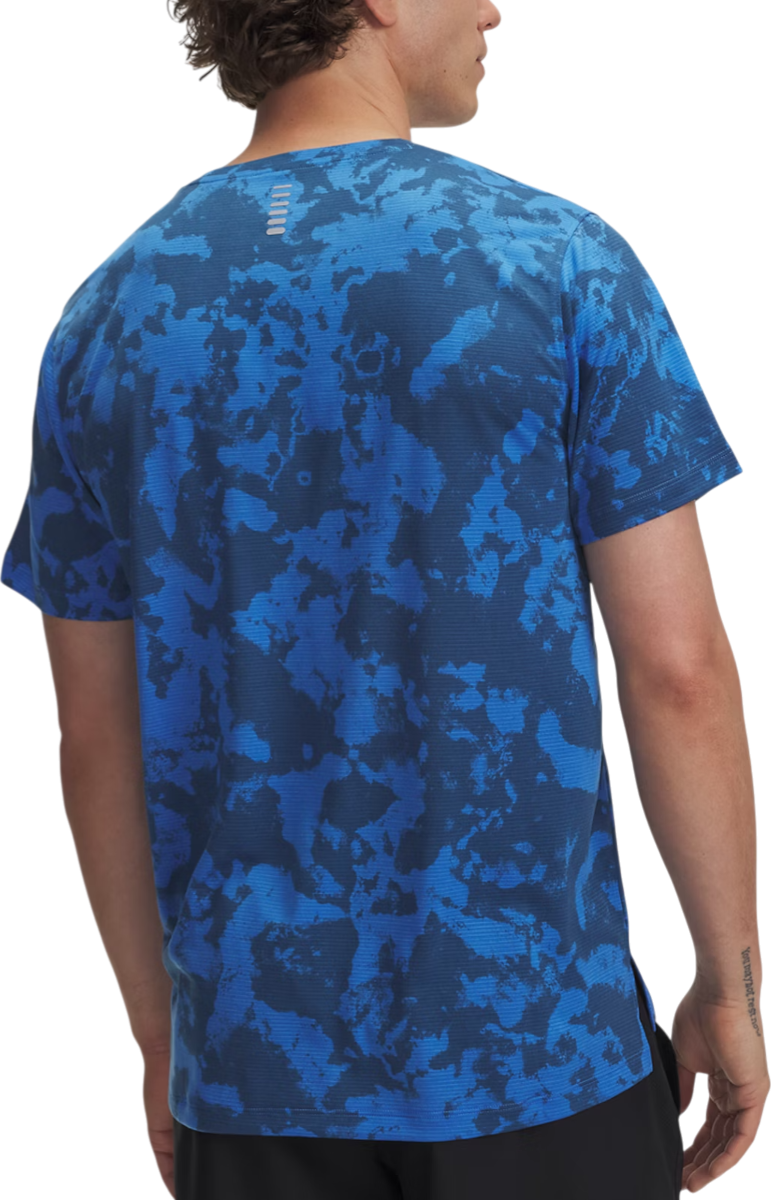 T-shirt Under Armour Under Armour UA Launch Printed Short Sleeve T-Shirt Blå | 6006110-402, 1