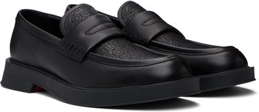 Sneakers och skor BOSS Hugo Embroidered-Logo Loafers Svart | 50548486, 3