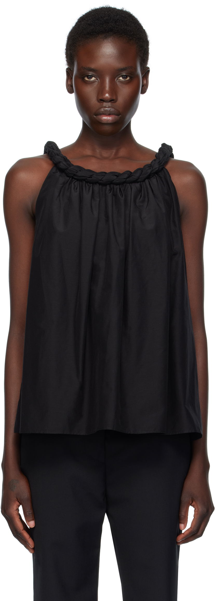 Linne Loulou de Saison Loulou de Saison Garino Sleeveless Top Svart | GARINO