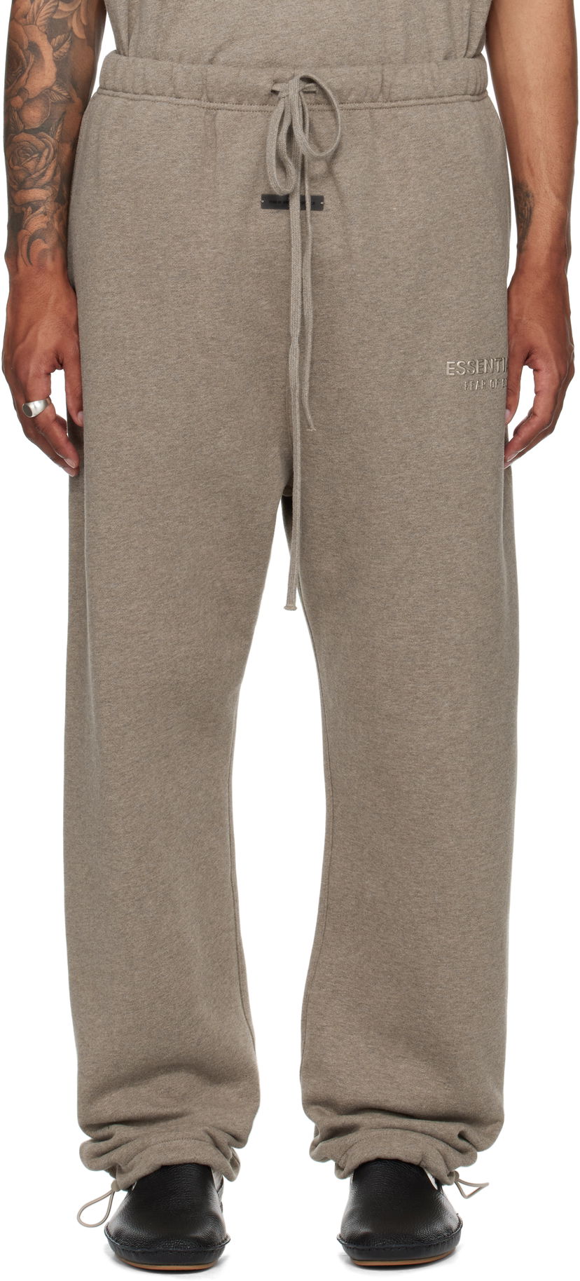 Träningsbyxor Fear of God Fear of God ESSENTIALS Relaxed Fleece Sweatpants Grå | 130SP258223F