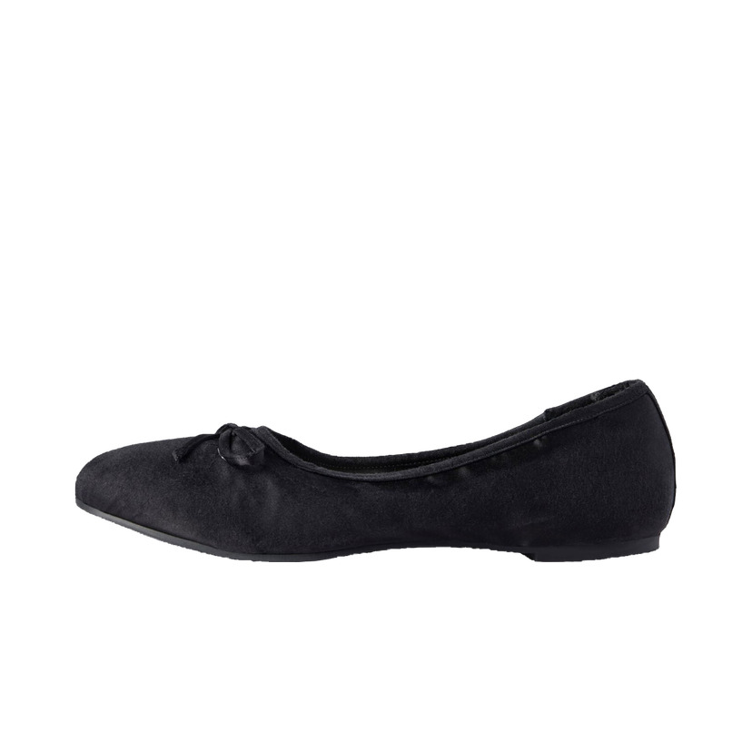 Sneakers och skor Balenciaga Leopold Ballerina "Black Satin" W Svart | 748222W2H821000