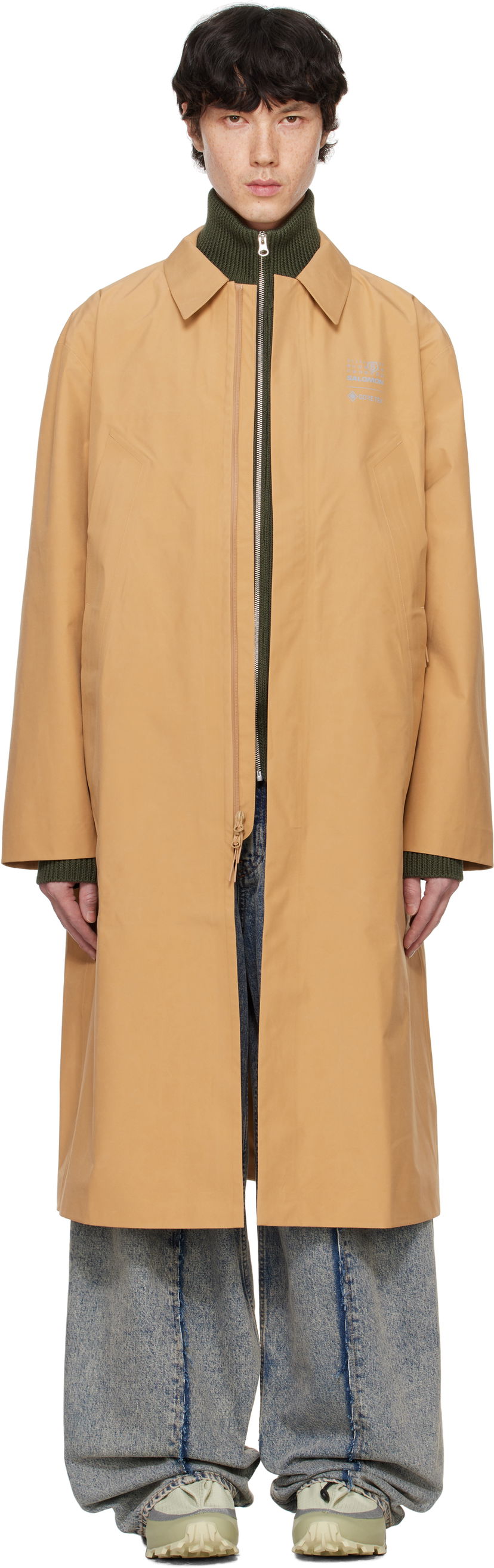 Rockar Maison Margiela Edition Trench Coat Beige | SH0AH0003 M35200