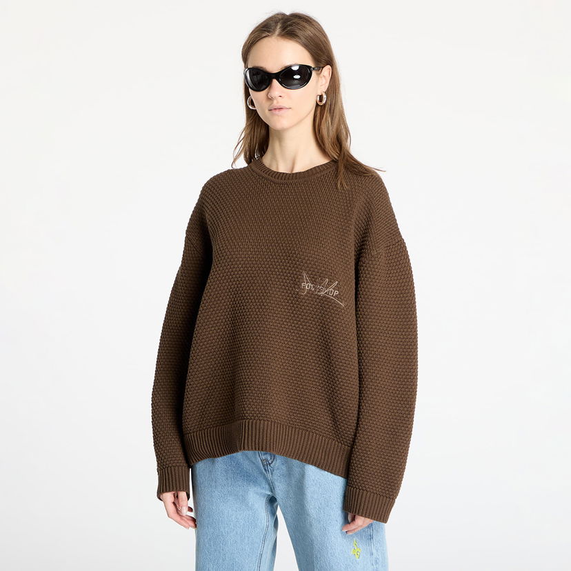 Sweater Footshop FTSHP Everyday Brown Knit Sweater Brun | FTSHP_451