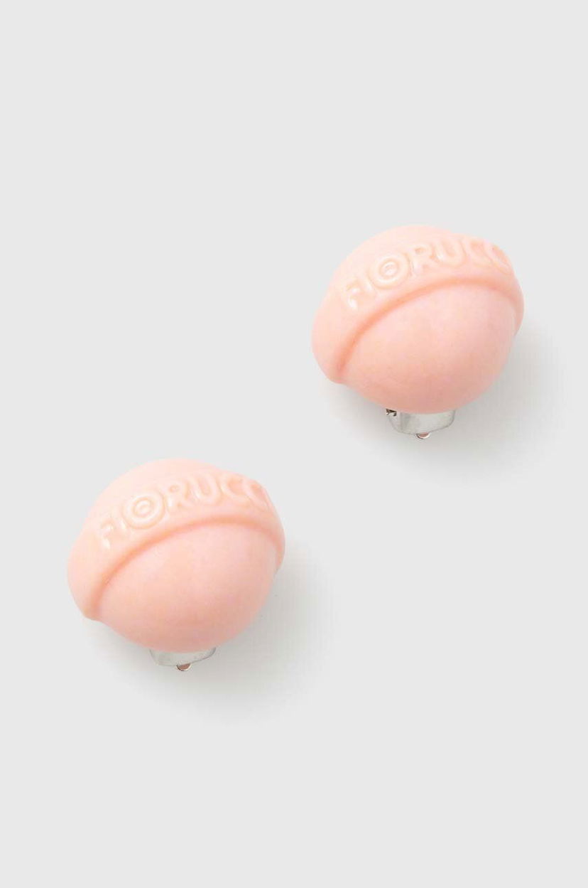 Örhängen Fiorucci Fiorucci Mini Lollipop Clip Earrings Rosa | U01FPAJE145PT01PN02